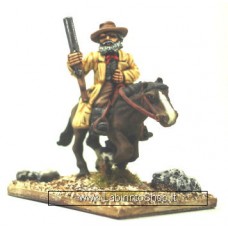 Dixon Minitures - Wild West - mwg11 - Duster - toting shotgun with Horse