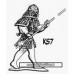Dixon Minitures - Samurai Wars - KS07 - Samurai advancing - naginata