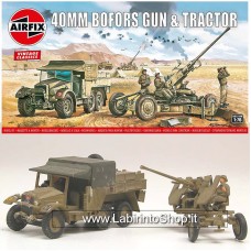 Airfix 1:76 Bofors 40mm Gun and Tractor