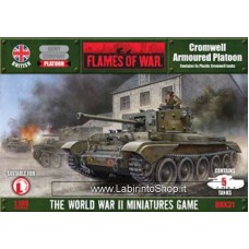 Flames of War - Cromwell Armored Platoon 1/100 5 tanks
