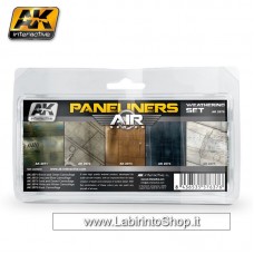 AK Interactive AK2070 PANELINERS WEATHERING SET COMBO 5x35ml