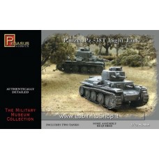 Pegasus Hobbies 1/72 Scale WWII Panzer Pz.-38T Light Tank (Includes 2 Tanks)