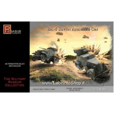 Pegasus Hobbies 1/72 Scale BA-6 Soviet Armored Car (Includes 2 Tanks)