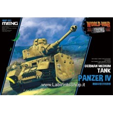 Meng wwt-013 Model – German Medium Tank Panzer IV World War Toons