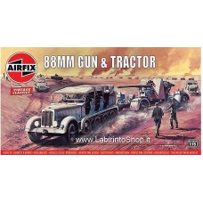 Airfix Vintage Classics - 88mm Gun & Tractor 1:76