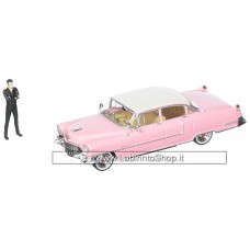 Greenlight - 1955 Cadilac Fleetwood series 60 and Elvis Figure  (Diecast Car) Mijo Exclusive