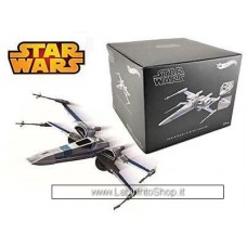 HotWheels T-70 X-Wing Fighter Star Wars VII - The Force Awakens (2015) gray / blue 