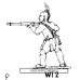 Dixon Minitures - Indian Wars - Woodland Indians - Standing firing musket 