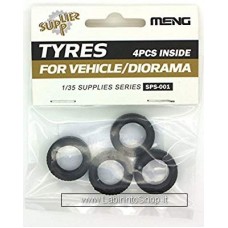 Meng Sps-001 1/35 Tyres for Vehicle/diorama 4 pcs 