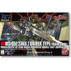 Bandai High Grade HG 1/144 Zaku I Sniper Type (Yonem Kirks Custom) Gundam Model Kits