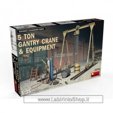 Miniart 35589 - 5 Ton Gantry Crane and Equipment 1/35