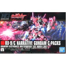 Bandai High Grade HG 1/144 Narrative Gundam C-Packs Gundam Model Kits