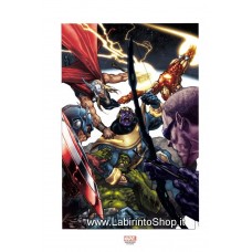 Simone Bianchi - Thanos vs Avengers - Litografia