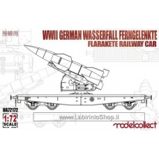 Modelcollect 1/72 WWII German Wasserfall Ferngelenkte Flakrakete Railway Car