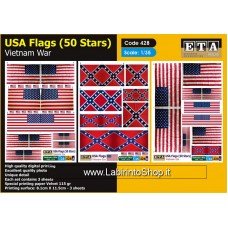 ETA Diorama - 428 - 1/35 - Vietnam U.S.A. Flags 50 Stars