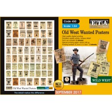 ETA Diorama - 450 - 1/24 - Old West Wanted Posters