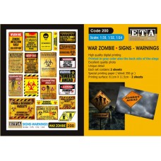 ETA Diorama - 200 - 1/35 - War Zombies Signs Warnings 