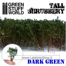 Green Stuff World Tall Shrubbery - Dark Green