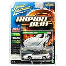 Johnny Lightning - Import Heat - Mijo Exclusive - 1990 Nissan 240SX Custom White (Diecast Car)