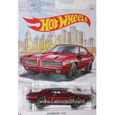 Hot Wheels - Detroit Muscle - 69 Pontiac GTO (Diecast Car)