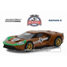 GreenLight 1/64 - Heritage Racing - 2017 Ford GT (Diecast Car)