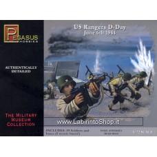 Pegasus Hobbies 1/72 WWII Us Rangers D-Day June 6th 1944