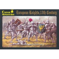 Caesar 091 European Knights 15th Century 1/72