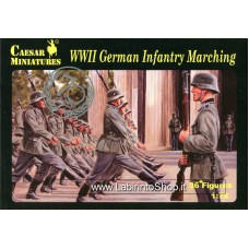 Caesar 081 WWII German Infantry Marching 1/72