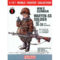 FineMolds World Fighters Collection WWII German Waffen-SS Soldiers 1/12  N. 1