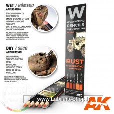 AK-Interactive 10041 Rust and Streaking Effect set