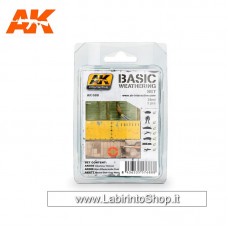 AK Interactive - AK688 - Basic Weathering Set - Content 049 - 088 - 677