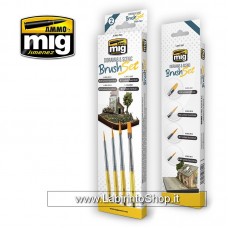 Ammo Mig Dioramas And Scenic Brush Set