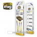 Ammo Mig Streaking and Vertical Surfaces Brush Set