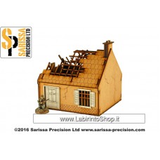 Sarissa Destroyed Single-Storey House - 20mm N022