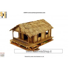 Sarissa  Low Woven Palm-Style Village House - 20mm K204