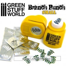 Green Stuff World Miniature Leaf Branch Punch Yellow 1371