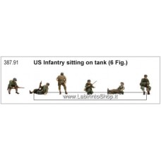 Artitec US Infantry Sitting On Tank 1/87
