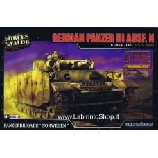 Forces of Valor 1/72 Plastic Model Kit German Panzer III Ausf.N
