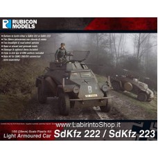 Rubicon Models 1/56 - 28mm Plastic Model Kit SdKfz 222 / SdKfz 223 
