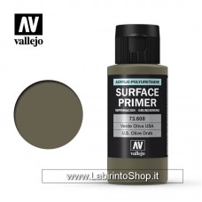 Vallejo Model Color Surface Primer USA Olive Drab 73.608 60ml 