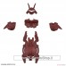 Bandai 30MM Option Armor for Close Quarters Combat for Portanova-Dark Red Plastic Model Kit