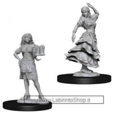 Dungeons & Dragons: Pathfinder Battles Unpainted Minis: Bartender / Dancing Girl Pathfinder