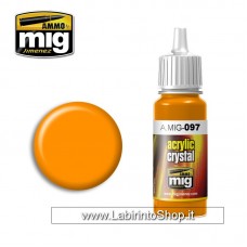 Ammo Mig - Acrylic Crystal - Cristal Orange 17ml