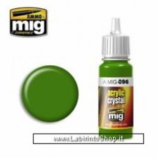 Ammo Mig - Acrylic Crystal - Cristal Green 17ml