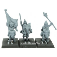 Warlord Erehwon Goat Heroes Halfling Mounted Command 28mm