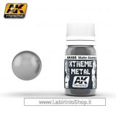 AK Interactive - AK488 - Xtreme Metal - Matte Alluminium - 30ml