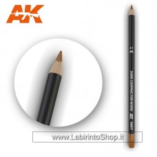 AK Interactive - AK10017 - Weathering Pencils For Modelling - Dark Chipping For Wood