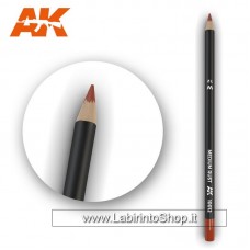 AK Interactive - AK10011 - Weathering Pencils For Modelling - Medium Rust