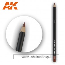 AK Interactive - AK10013 - Weathering Pencils For Modelling - Dark Rust