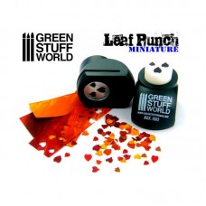 Green Stuff World Miniature Leaf Punch Dark Green 1311